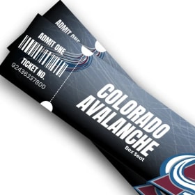 3 Colorado Avalanche Center Ice Club Level Tickets item