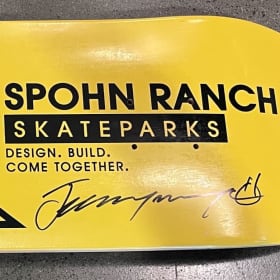Signed Jimmy Wilkins Skateboard Deck Package item