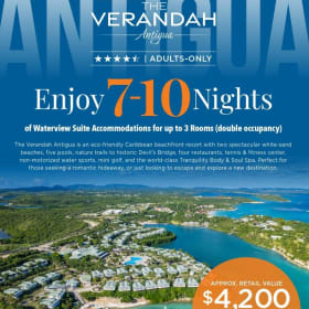 Vacation Package: The Verandah, Antigua item