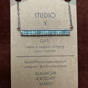 RETAIL-085| STUDIO Y SILVER NECKLACE (VALUE: $68) item