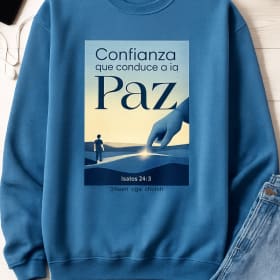 Sweatshirt - "Confianza que conduce a la paz" - XXL item