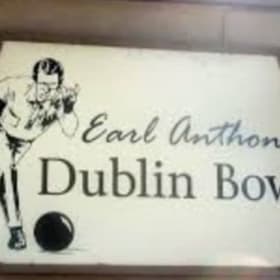 38)Earl Anthony's Dublin Bowl bowling party gift certificate item