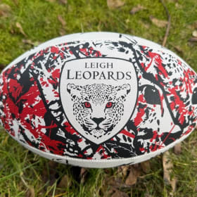 Leigh Leopards - Multi-Signed First Team Rugby Ball item