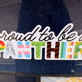 Proud to be a Panther Car Magnet item
