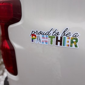 Proud to be a Panther Car Magnet item