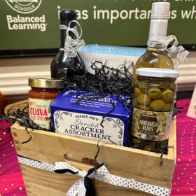 Wine & Charcuterie Basket #1 item