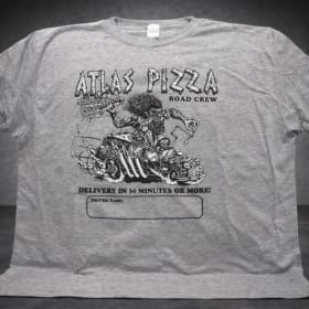 Atlas Pizza $90 in Gift Cards + Shirt item