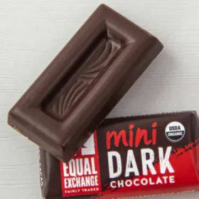 Dark chocolate minis - ten pieces item