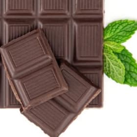 Dark chocolate mint crunch - 2.8 oz. bar item