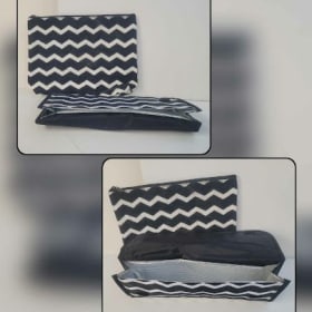 Thirty - One Chevron Zig-Zag Travel Pouch Set item