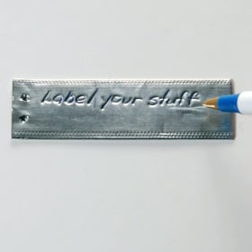 Aluminum Plant Labels - 10 pk (includes wire tie) item