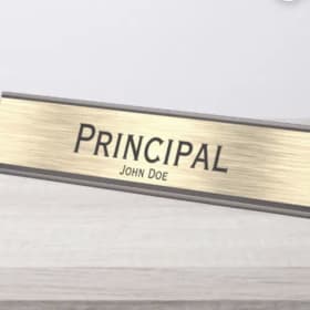 Principal for 1/2 Day item