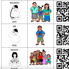 Chuukese family dictionary item