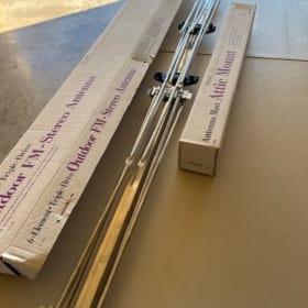 Attic Antenna Mount with two broadcast antennas item