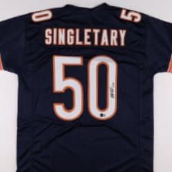 Mike Singletary Autographed Jersey item