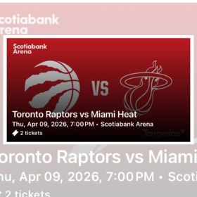 🏀 Toronto Raptors vs. Miami Heat – 2 Amazing Seats! item