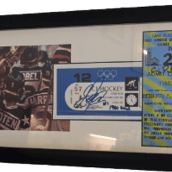 Craig Patrick "The Miracle on Ice" Framed Display item
