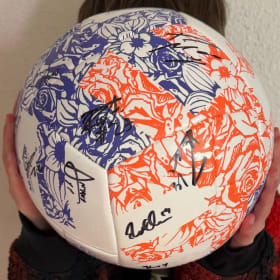 Don’t Kick It!  Frame It!  Signed Timbers Ball item