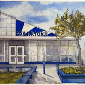 South City High School Water Color Painting item