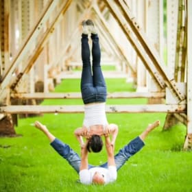 Private acro lesson for two for one hour item