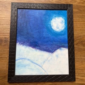 "A Full Moon on a Winter Night" item