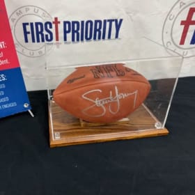 Steve Yound signed NFL football item