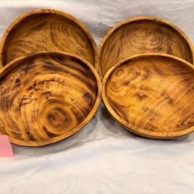 12: Wooden Bowl Set item