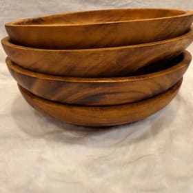12: Wooden Bowl Set item