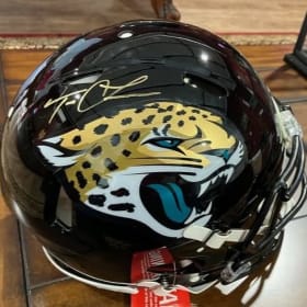 Jaguars/Trevor Lawrence signed helmet item