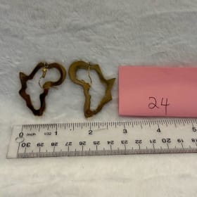 Brass African Earring (item 24) item