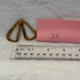 Teardrop Brass Earring (item 25) item