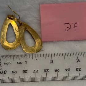 Brass chunky teardrop (item 27) item