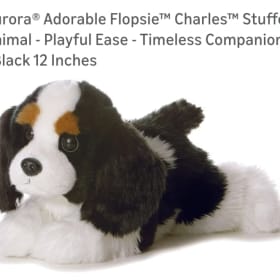 Tri Color Stuffed Cavalier 16" item