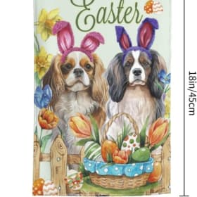 Easter Garden Flag item