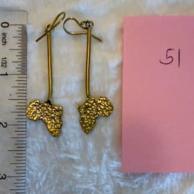 Africa brass earring (51) item