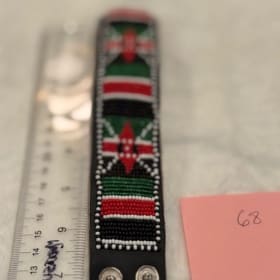 Beaded cuff, Kenya (item 68) item