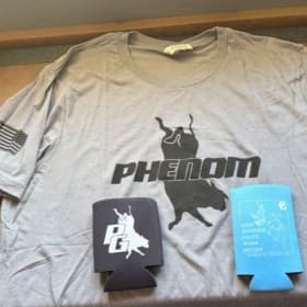 Metal Flag, XL T-Shirt & 2 can koozie's item