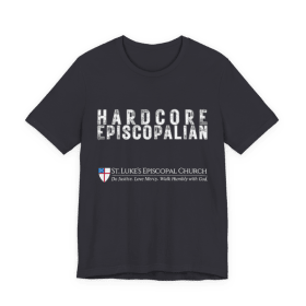 Adult "Hardcore Episcopalian" T-shirt - Bella+Canvas 3001 item