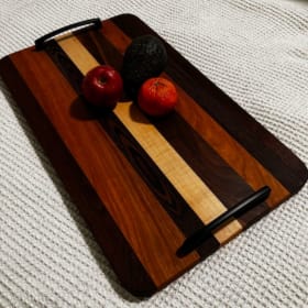 Hand crafted serving tray (item item