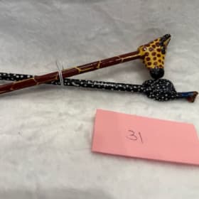 31: Giraffe and Guinea hen pencils item