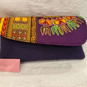 34: Purple clutch item