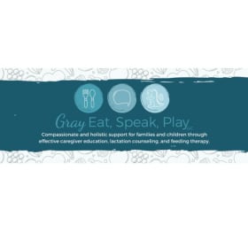 Gray Eat Speak Play 'Breastfeeding Class' item
