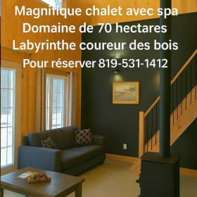 Séjour en chalet avec Spa au Labyrinthe Coureurs des bois item
