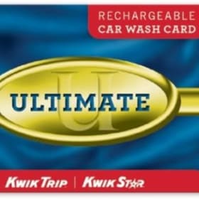 5 Count Car Wash Card item