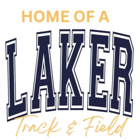 Home of a Laker Yard Sign item