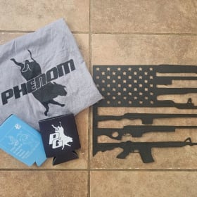 Metal Flag, XL T-Shirt & 2 can koozie's item