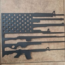 Metal Flag, XL T-Shirt & 2 can koozie's item