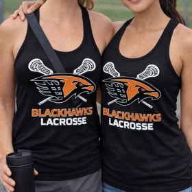 Adult ONLY Racerback Tank | Color Black item