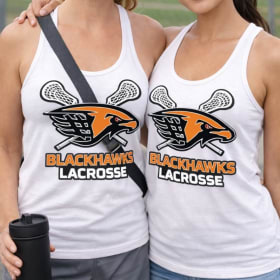 Adult ONLY Racerback Tank | Color White item