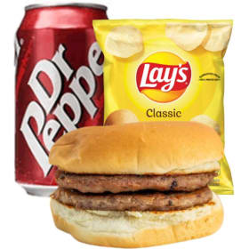 MEAL - DOUBLE Hamburger item